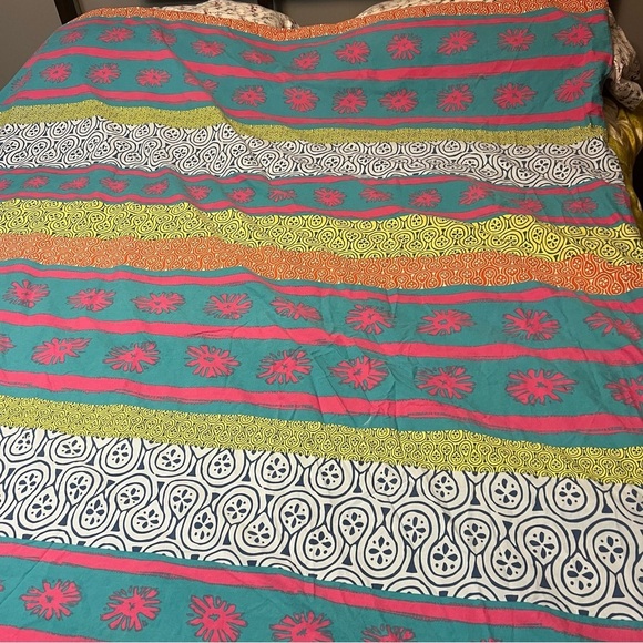 IKEA Lappljung multicolored tribal stripe twin duvet cover - Picture 5 of 7